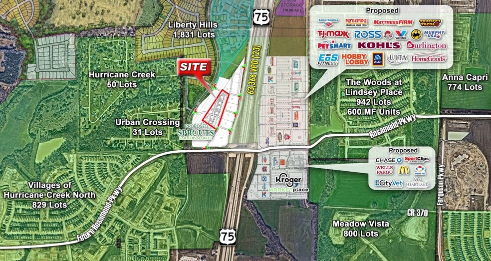 NWC US-75 & Rosamond Pky, Anna, TX for lease - Building Photo - Image 1 of 4
