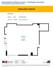 239 Hurffville Crosskeys Rd, Sewell, NJ for lease Floor Plan- Image 2 of 2