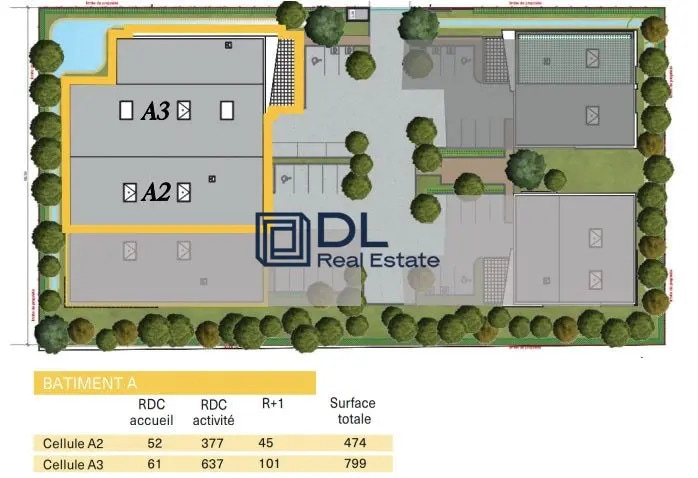 Industriel dans Bondoufle à vendre - Plan de site - Image 3 de 3