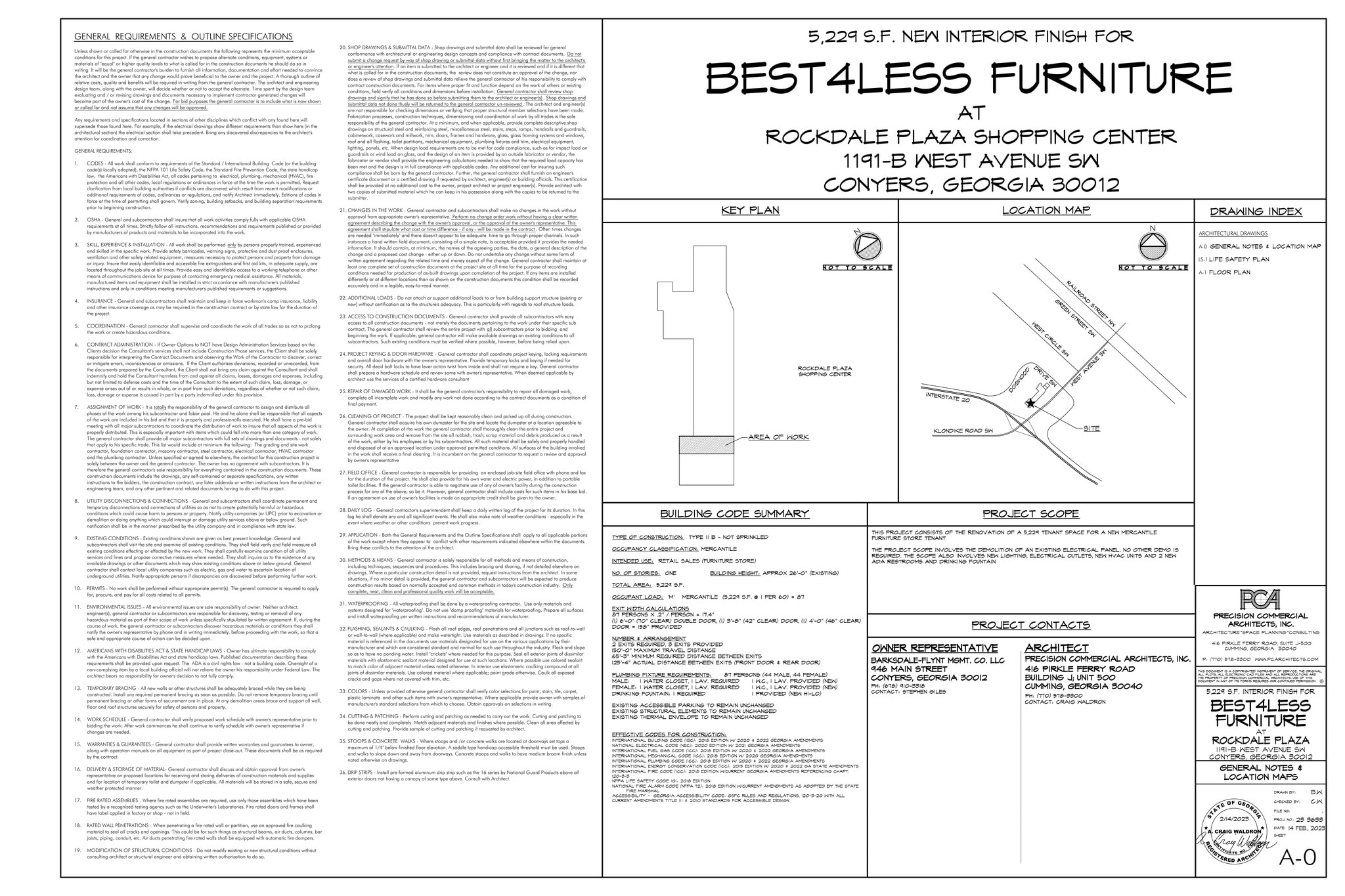 1147-1191 West Ave, Conyers, GA for lease Site Plan- Image 1 of 1