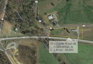 Plus de détails pour 70 County Road 48, Collinsville, AL - Terrain à vendre