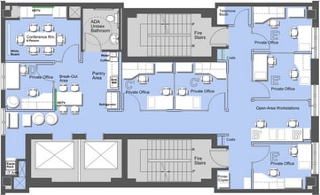 256-258 W 36th St, New York, NY à louer Plan d’étage- Image 1 de 4