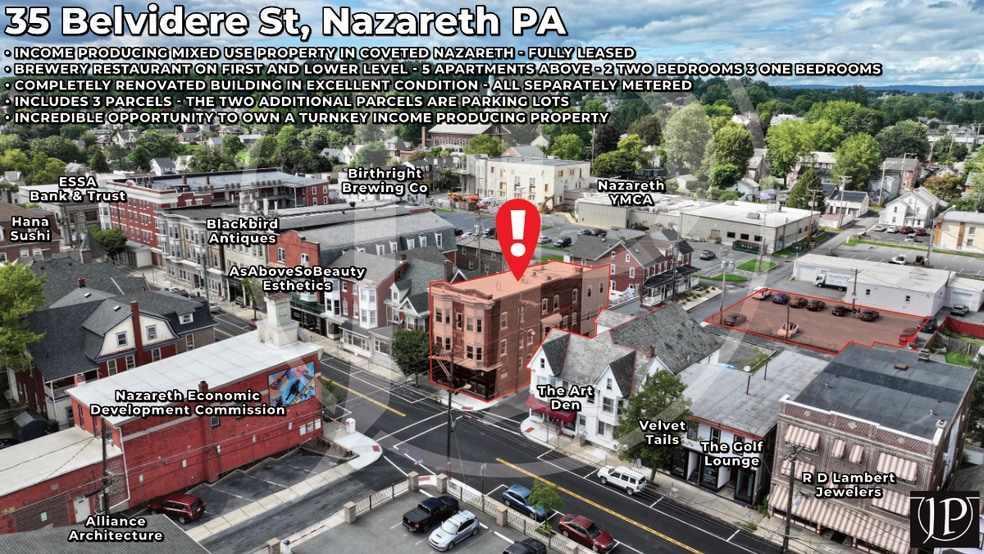 35 Belvidere St, Nazareth, PA for sale - Building Photo - Image 1 of 62