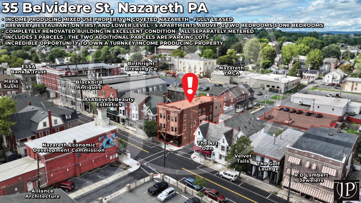 35 Belvidere St, Nazareth, PA for sale Building Photo- Image 1 of 63