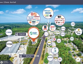 3375 Florence Rd, Powder Springs, GA - AÉRIEN Vue de la carte - Image1