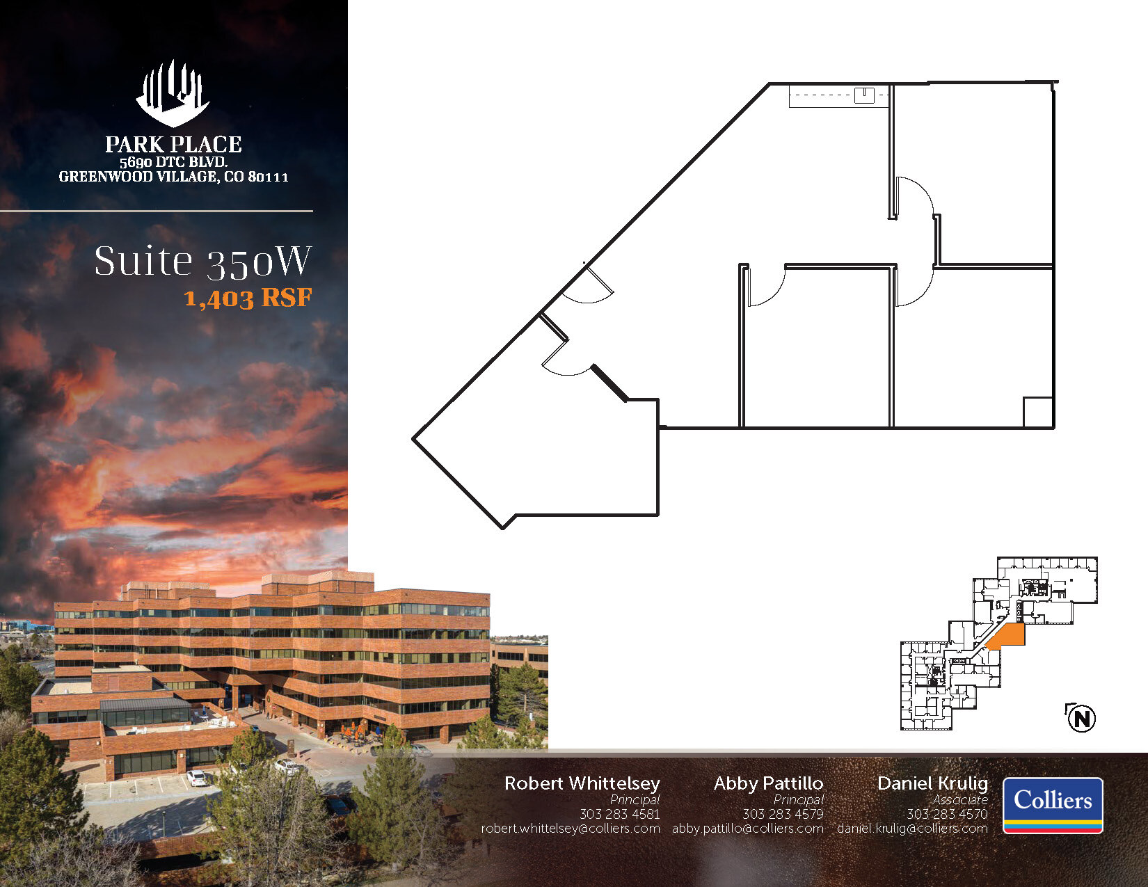 5690 DTC Blvd, Greenwood Village, CO for lease Floor Plan- Image 1 of 1