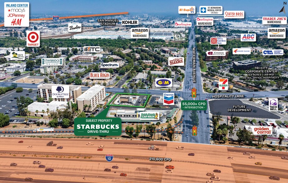 291 E Hospitality Ln, San Bernardino, CA à vendre - Photo du bâtiment - Image 3 de 7