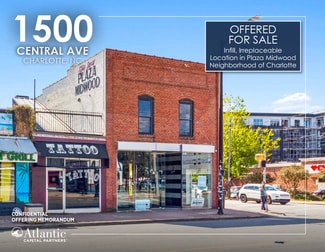 Plus de détails pour 1500-1502 Central Ave, Charlotte, NC - Commerce de détail à vendre