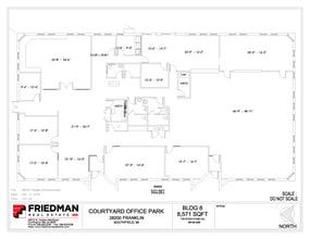 28280-28290 Franklin Rd, Southfield, MI à louer Plan d’étage- Image 1 de 1
