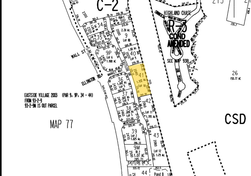 2040 Eastside Dr, Conyers, GA for sale - Plat Map - Image 2 of 17