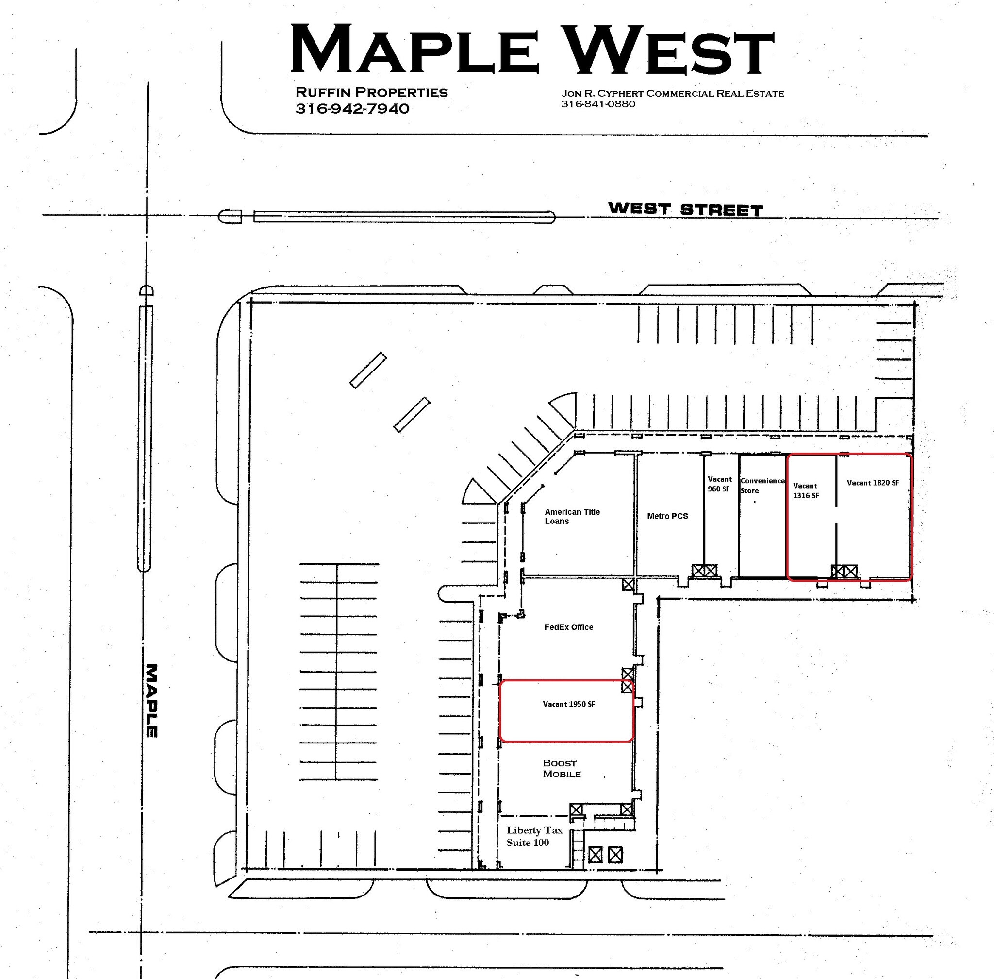 240 S West St, Wichita, KS à louer Plan de site- Image 1 de 1
