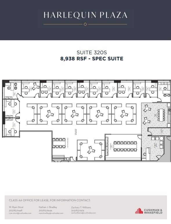 7600 E Orchard Rd, Greenwood Village, CO for lease Floor Plan- Image 1 of 2