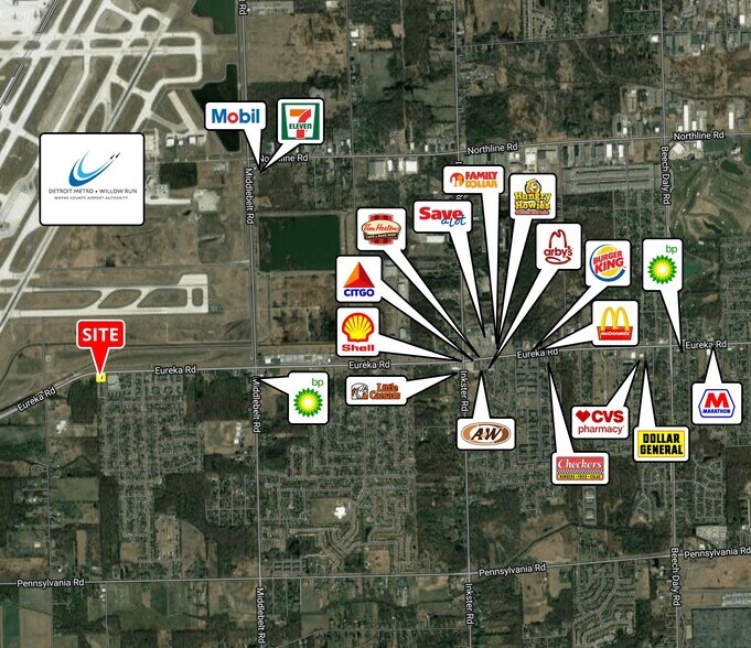 Eureka Rd, Romulus, MI à vendre - Photo du bâtiment - Image 2 de 2