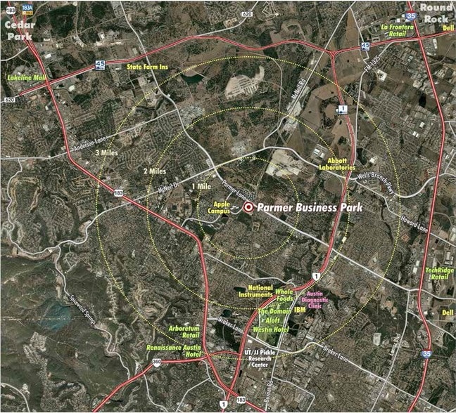 5300 Riata Park Ct, Austin, TX à louer - Aérien - Image 3 de 9