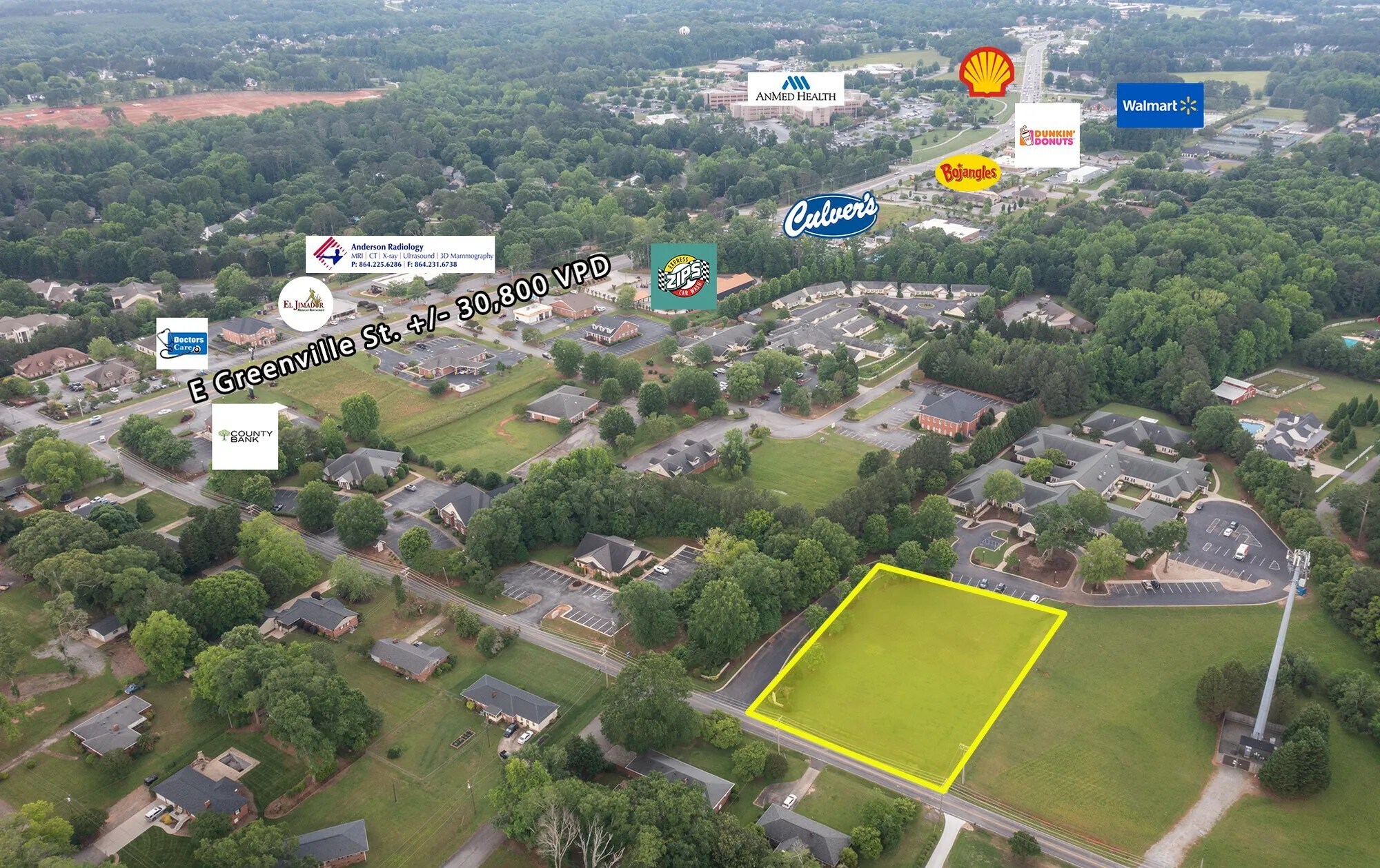 LT E1 Edgebrook Drive, Anderson, SC à vendre Photo du bâtiment- Image 1 de 3