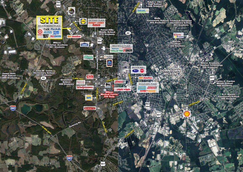 3401 Raleigh Road Pky W, Wilson, NC for lease - Building Photo - Image 2 of 3