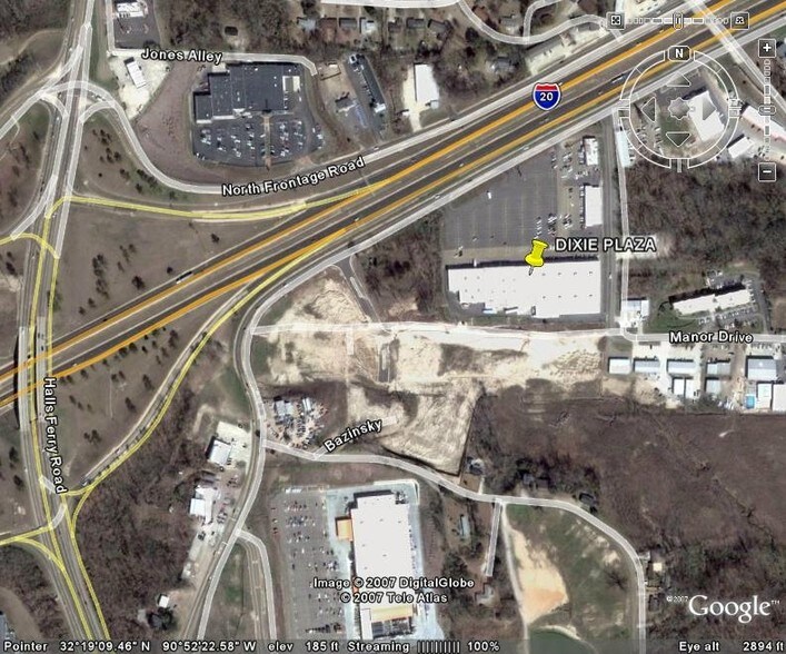 1800 S Frontage Rd, Vicksburg, MS for lease - Aerial - Image 3 of 5