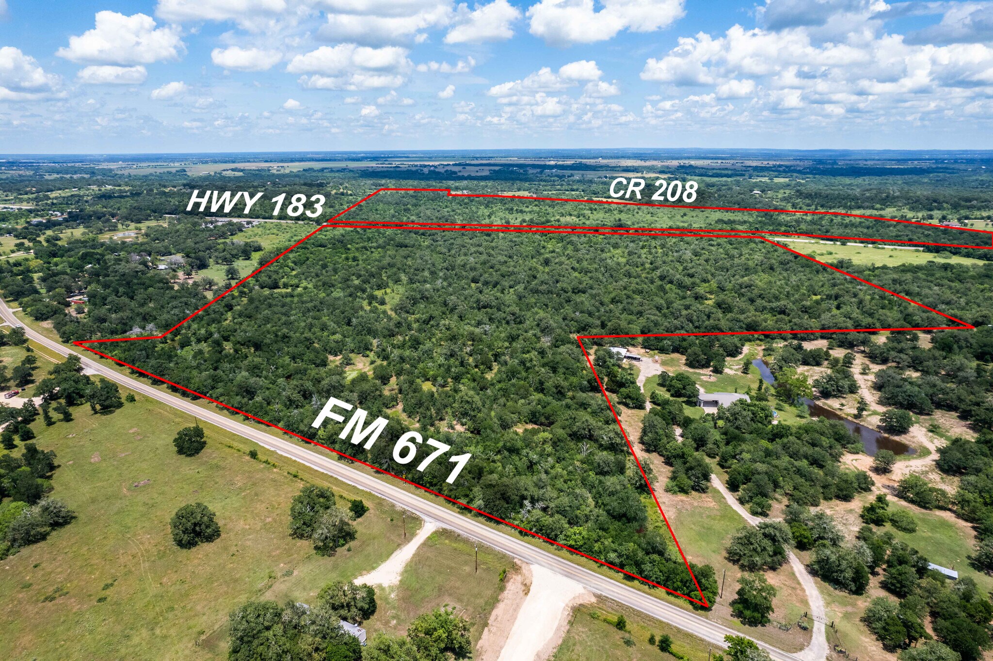 US Hwy 183, Lockhart, TX for sale Aerial- Image 1 of 15