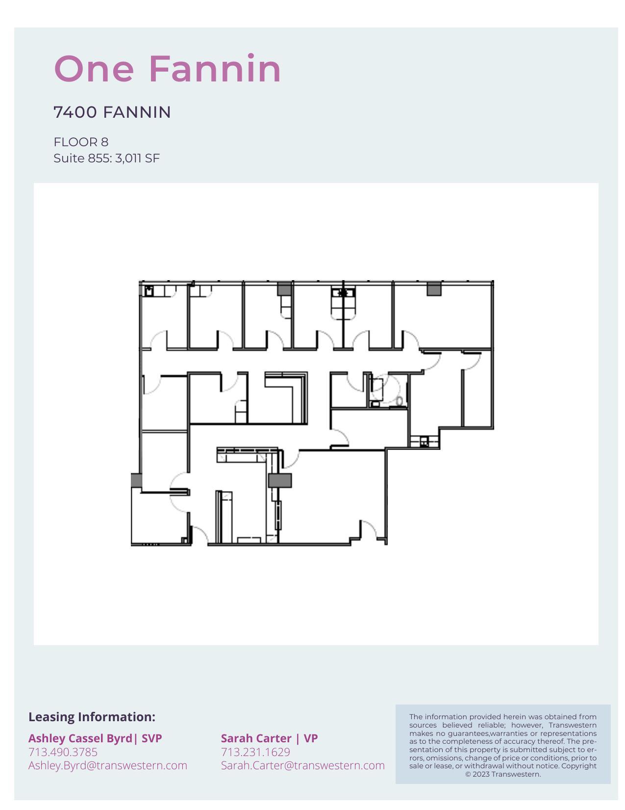 7400 Fannin St, Houston, TX for lease Floor Plan- Image 1 of 1