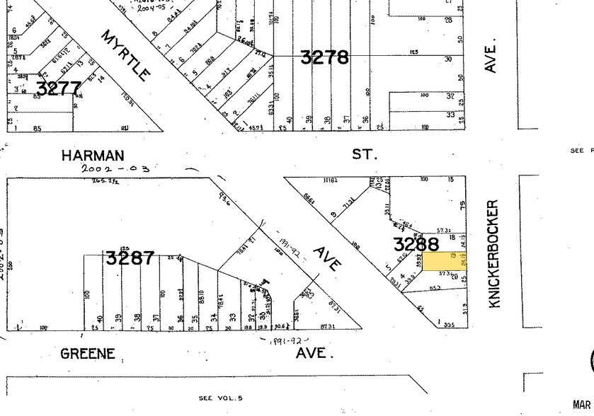 446 Knickerbocker Ave, Brooklyn, NY à vendre - Plan cadastral - Image 2 de 3