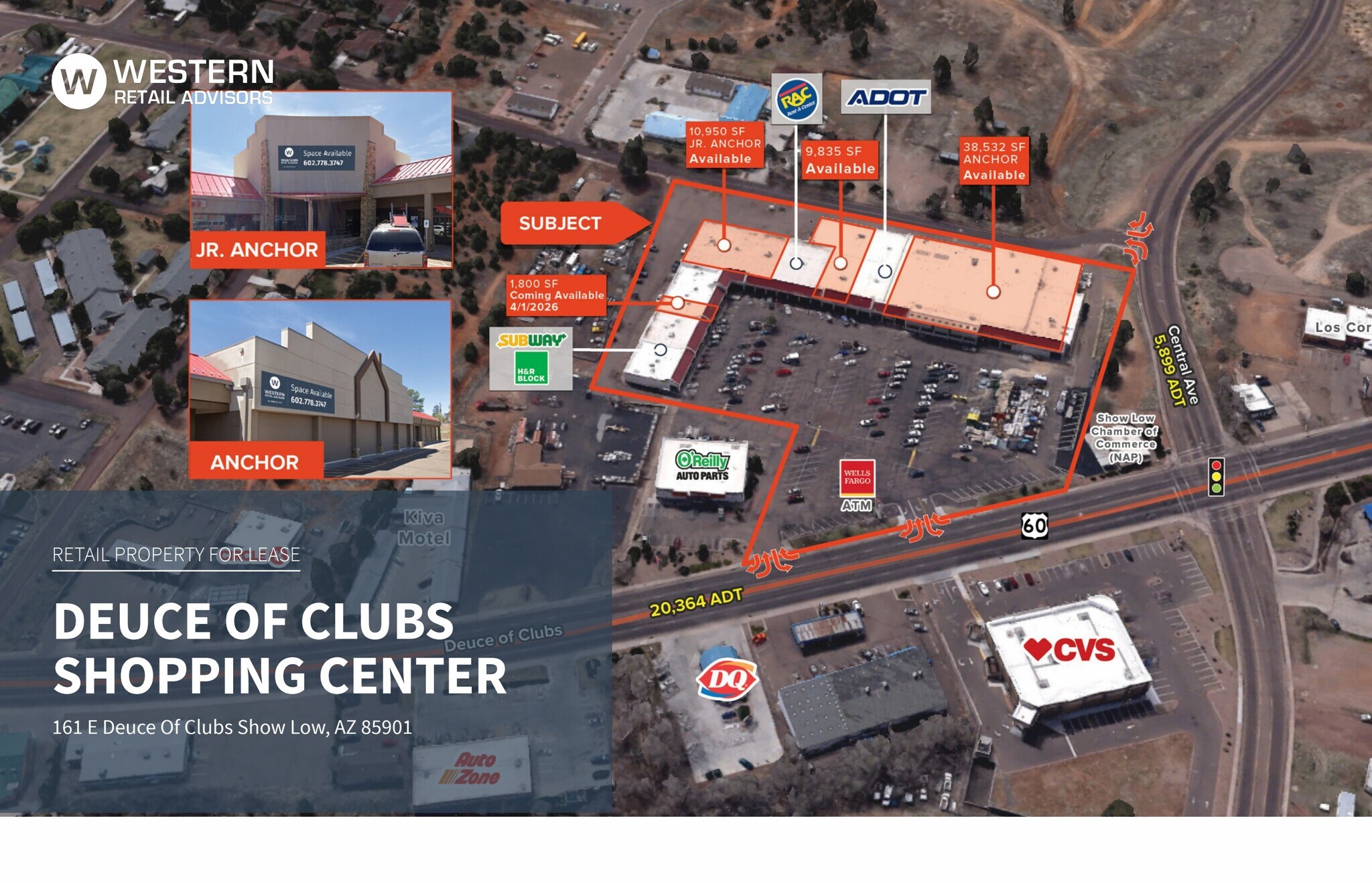 161 E Deuce of Clubs, Show Low, AZ à louer Photo principale- Image 1 de 5