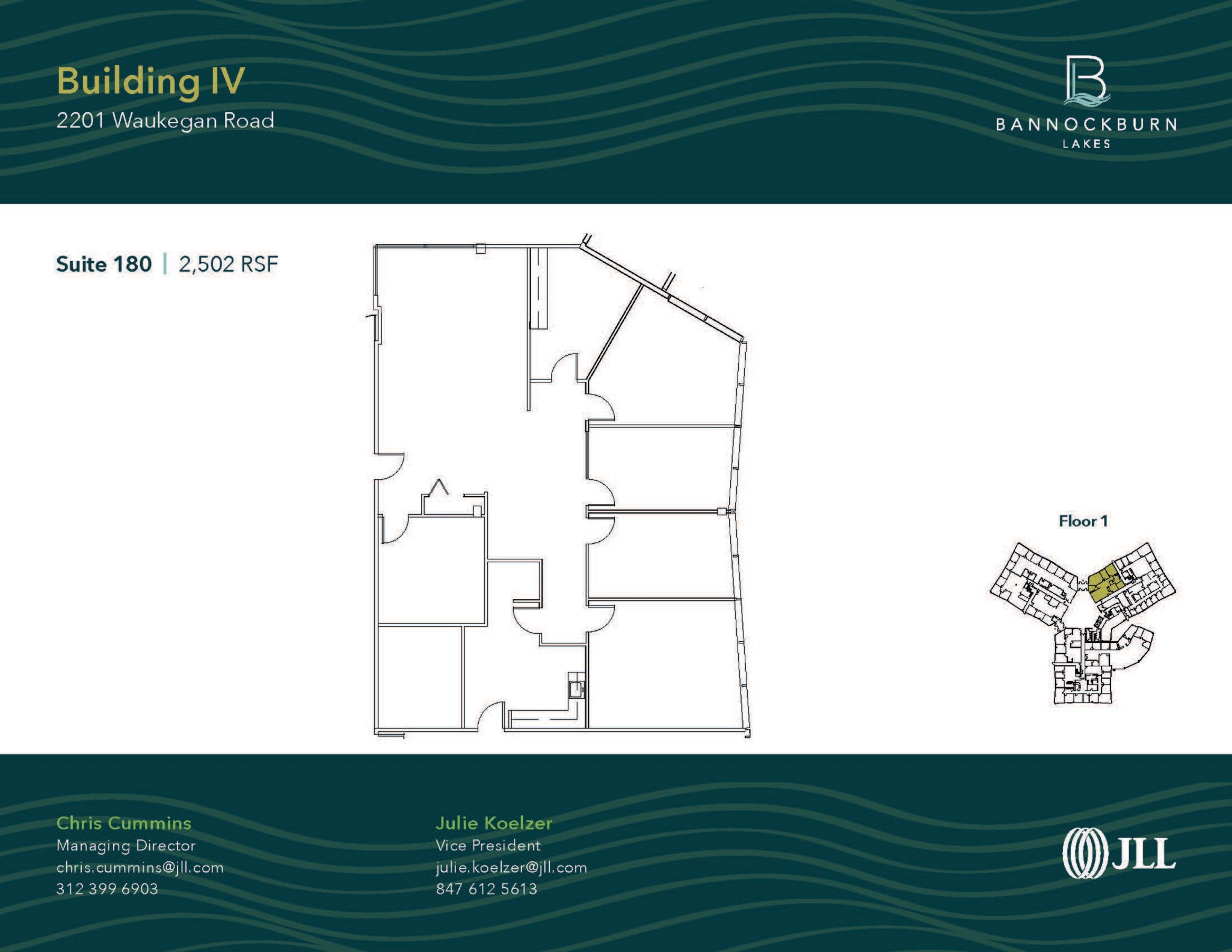 2333 Waukegan Rd, Bannockburn, IL for lease Floor Plan- Image 1 of 1