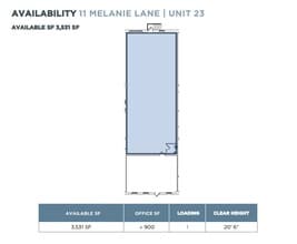 11 Melanie Ln, East Hanover, NJ à louer Plan d’étage- Image 1 de 1