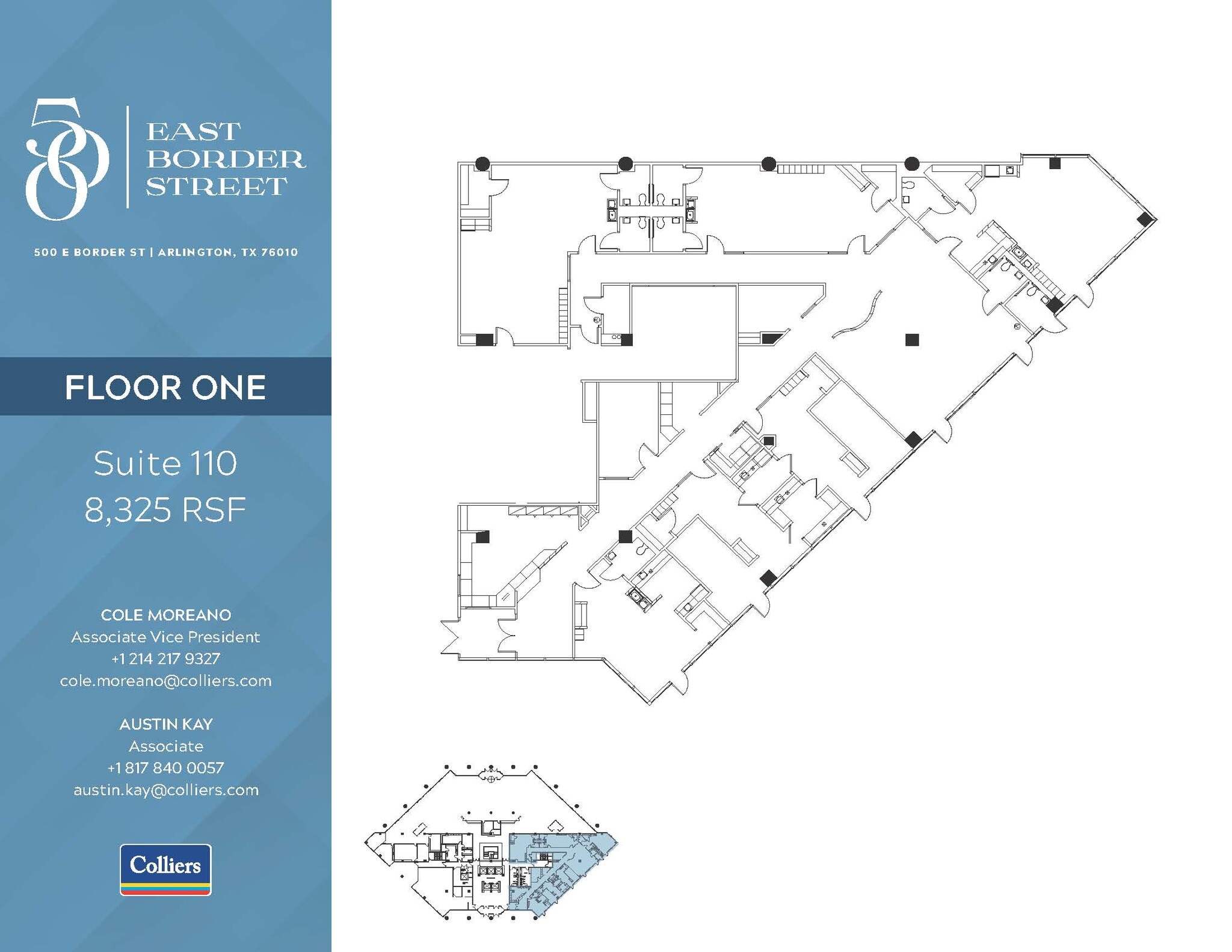 500 E Border St, Arlington, TX for lease Floor Plan- Image 1 of 1