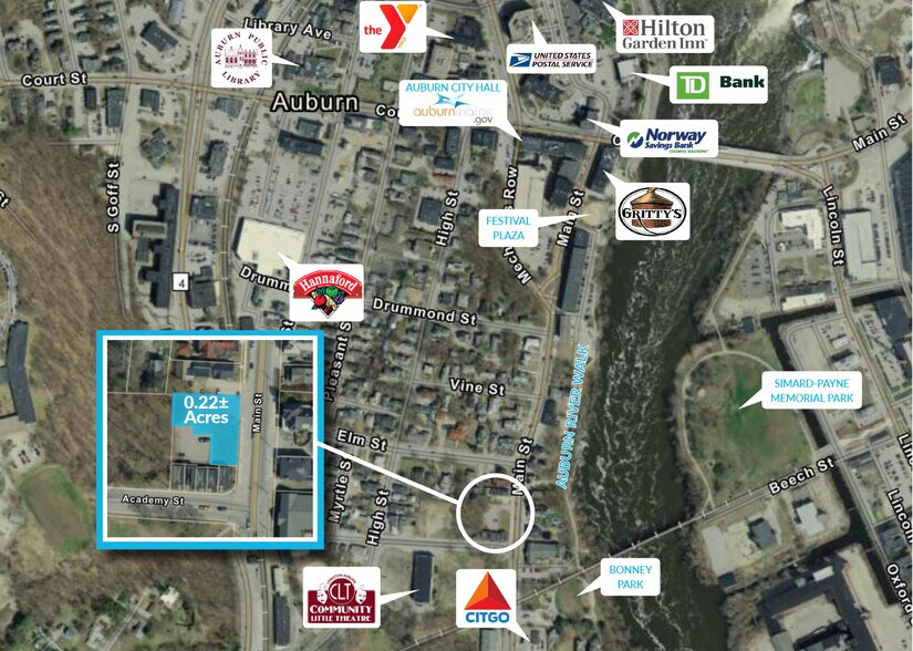 261 Main St, Auburn, ME à vendre - Photo du bâtiment - Image 1 de 1