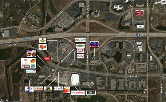 28258 Diehl Rd, Warrenville, IL for lease - Aerial - Image 2 of 8