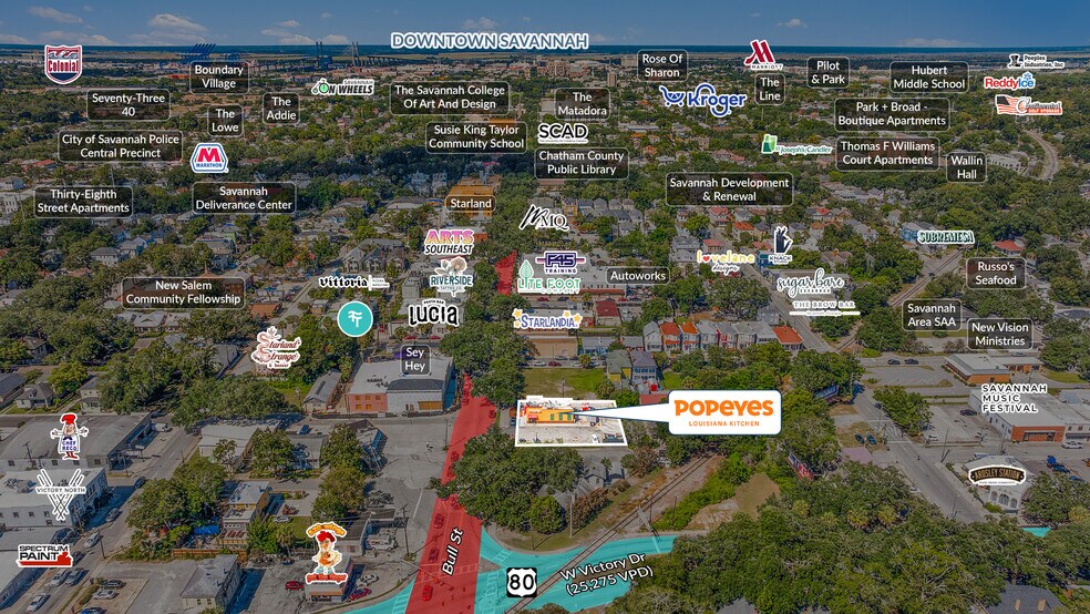 2514 Bull St, Savannah, GA à vendre - Photo du bâtiment - Image 3 de 5