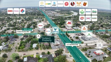 190 E Us Highway 77, San Benito, TX - AERIAL  map view - Image1