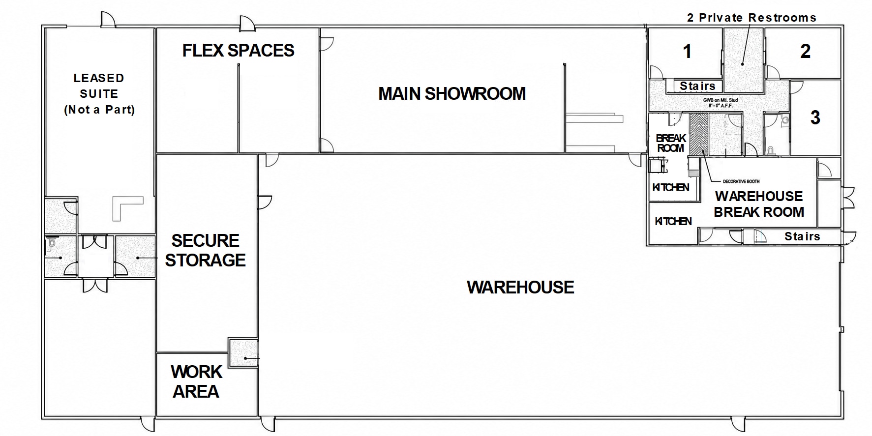 1775 E University Dr, Tempe, AZ for lease Floor Plan- Image 1 of 3