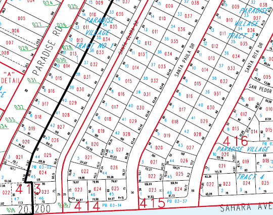 2211 Paradise Rd, Las Vegas, NV à louer - Plan cadastral - Image 3 de 9