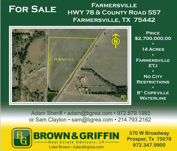 15180 County Road 558, Farmersville, TX for sale - Primary Photo - Image 1 of 3