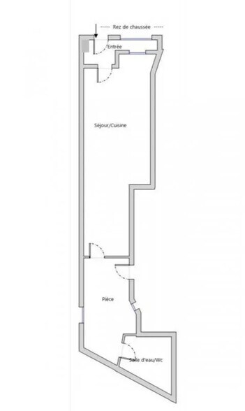 Bureau dans Paris à vendre - Plan d’étage - Image 3 de 5