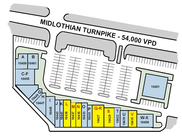 10401-10461 Midlothian Tpke, Richmond, VA for lease - Site Plan - Image 2 of 14