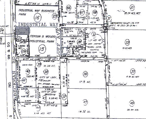 820 Beckman Rd, Lodi, CA for lease - Plat Map - Image 3 of 30