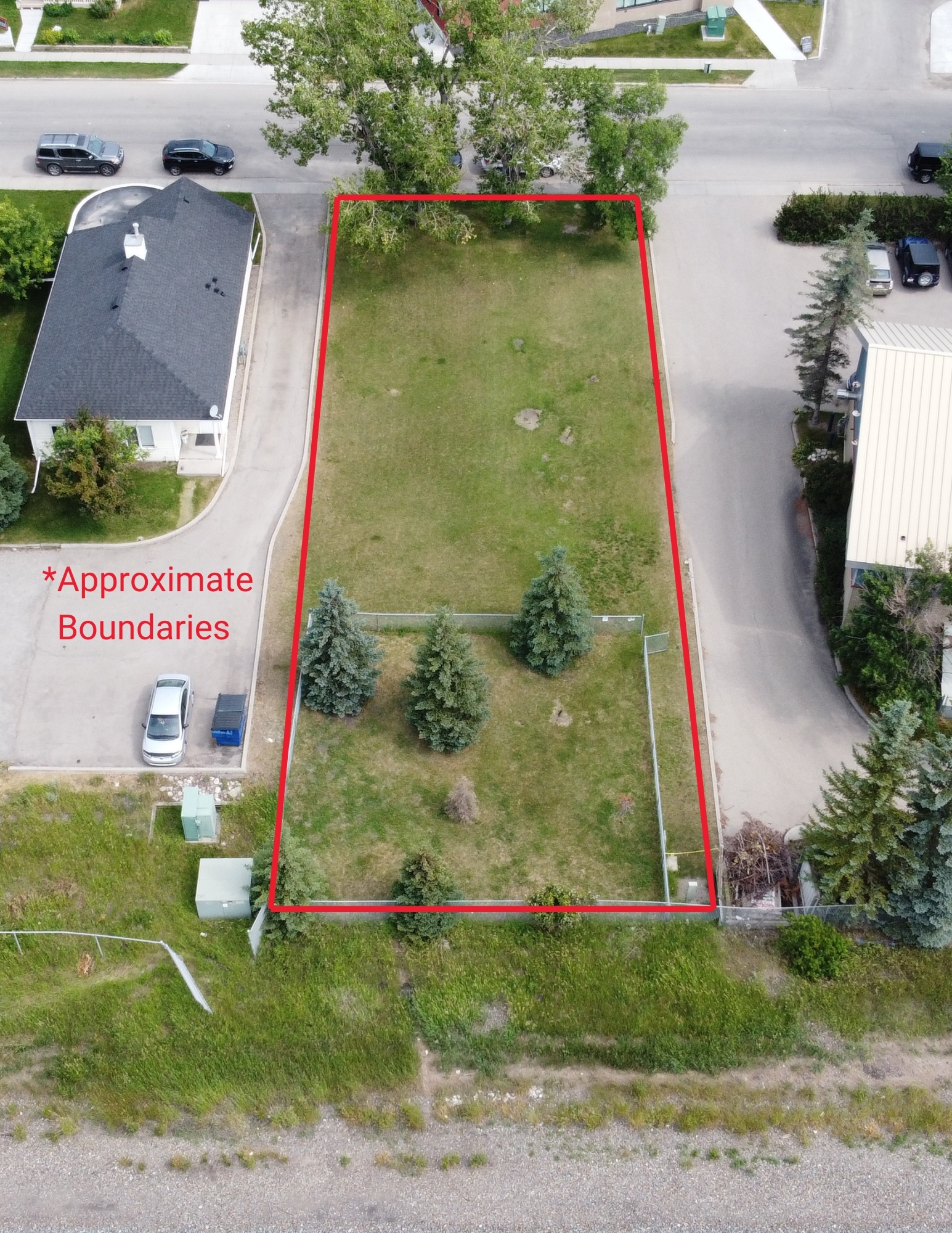 313 1 St E, Cochrane, AB for sale Aerial- Image 1 of 8