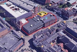 1A Vicar Ln, Chesterfield, DBY - AERIAL  map view