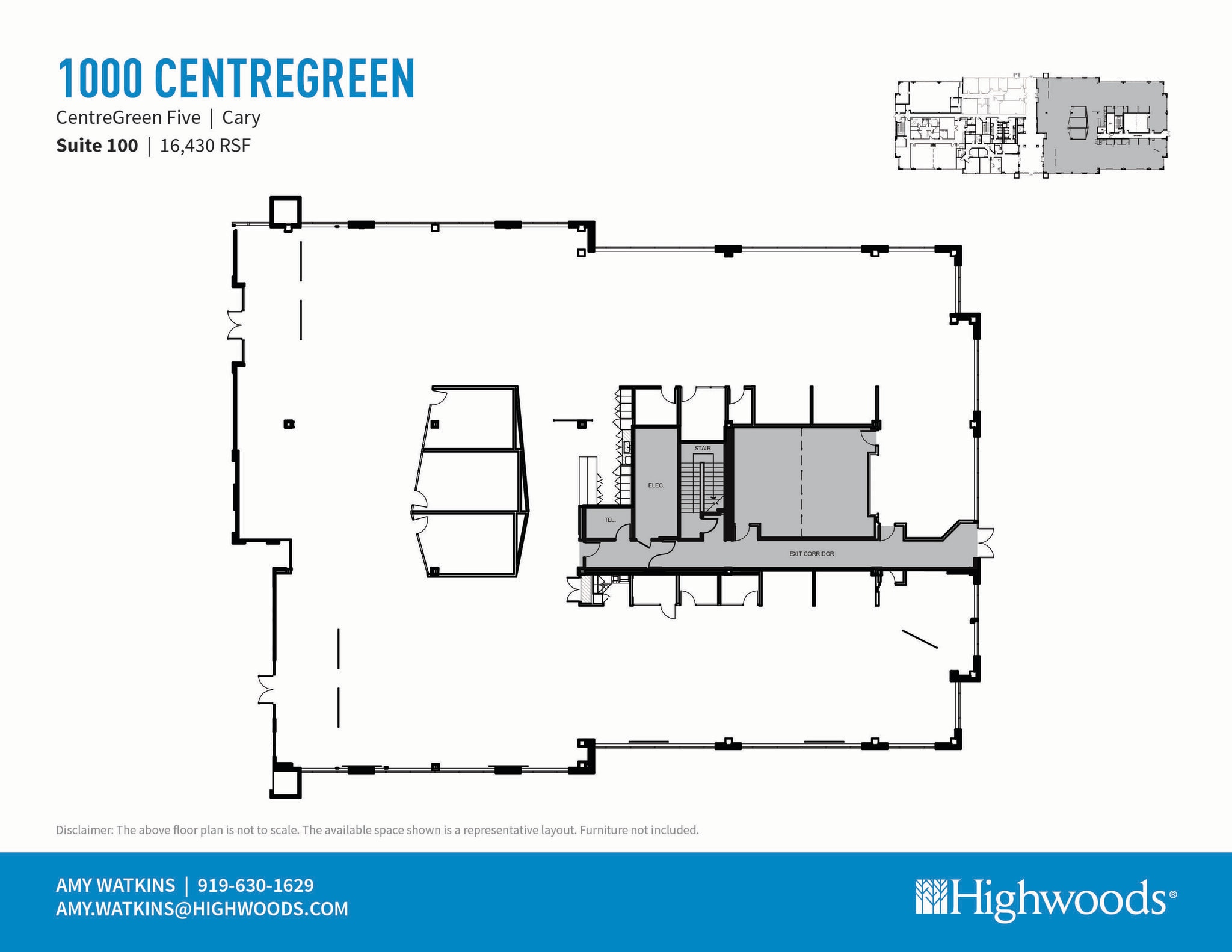 2000 CentreGreen Way, Cary, NC for lease Floor Plan- Image 1 of 1
