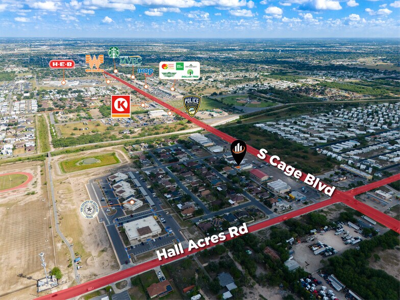 2402 S Cage Blvd, Pharr, TX à vendre - Aérien - Image 2 de 7