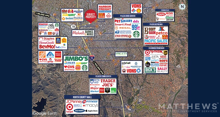 600-640 W Mission Ave ave, Escondido, CA à louer - Photo du bâtiment - Image 3 de 3