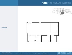 180 Interstate N Pky SE, Atlanta, GA à louer Plan d’étage- Image 1 de 1