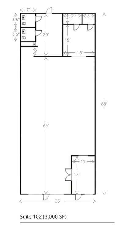 3219 Broad St, Dexter, MI for lease Floor Plan- Image 1 of 5