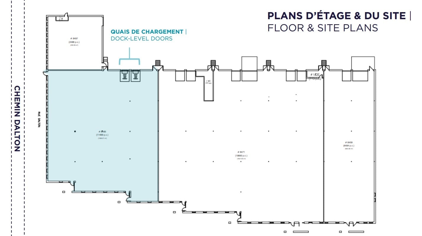 8459-8497 Ch Dalton, Mont-Royal, QC for lease Floor Plan- Image 1 of 1