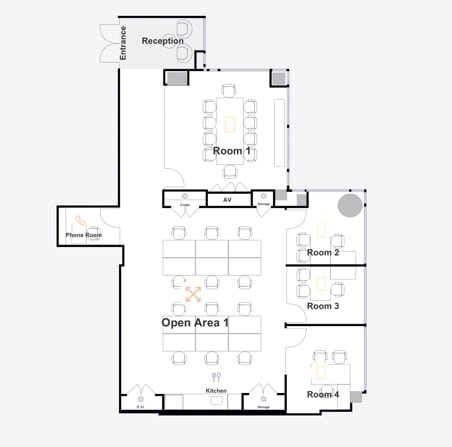 721-725 5th Ave, New York, NY à louer Plan d’étage- Image 1 de 4