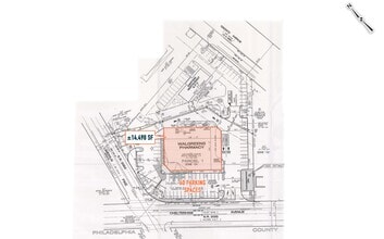 2727 W Cheltenham Ave, Wyncote, PA for lease Site Plan- Image 2 of 2