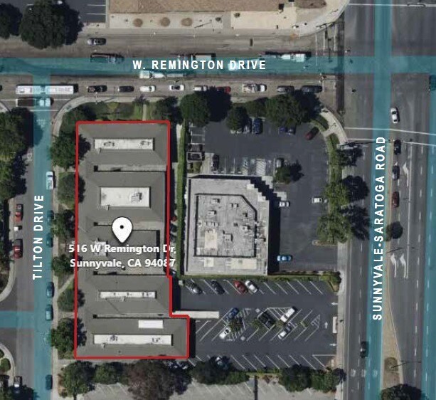 516 W Remington Dr, Sunnyvale, CA à louer - Aérien - Image 1 de 1