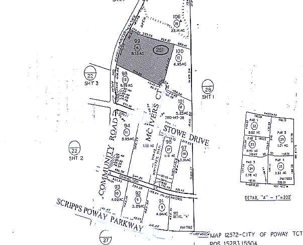 12356 McIvers Ct, Poway, CA for lease - Plat Map - Image 3 of 3